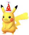 Pikachu Chapeau de Fête Rouge (♀)