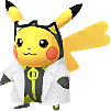 Pikachu Professeur Willow (♀)