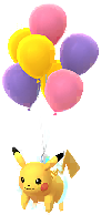 Volant Ballons Violets