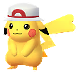 Pikachu Casquette de Leaf (♀)