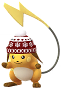 Raichu Winter Beanie (♀)